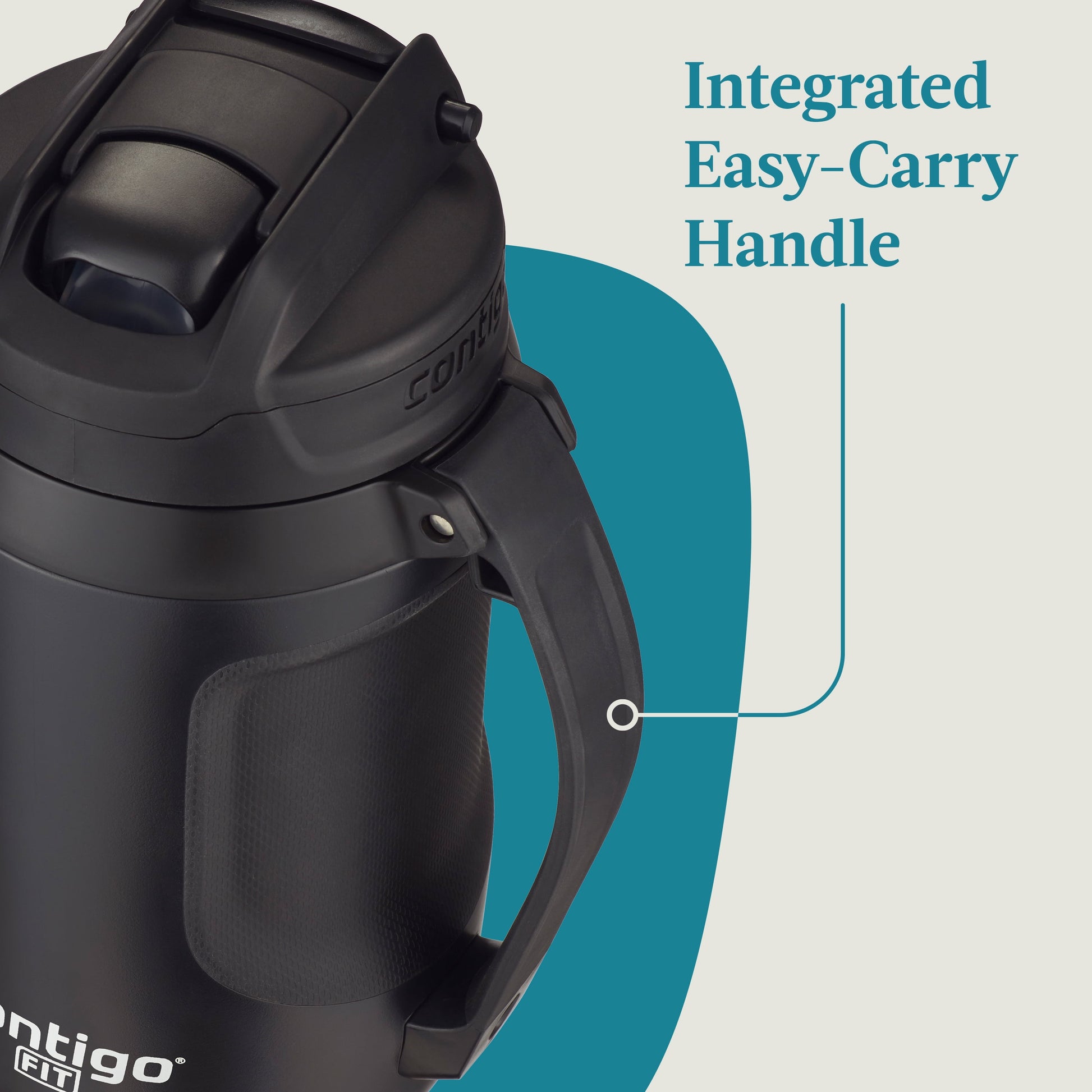 Fit Water Jug with AUTOSPOUT Lid, 64 Fluid Ounces