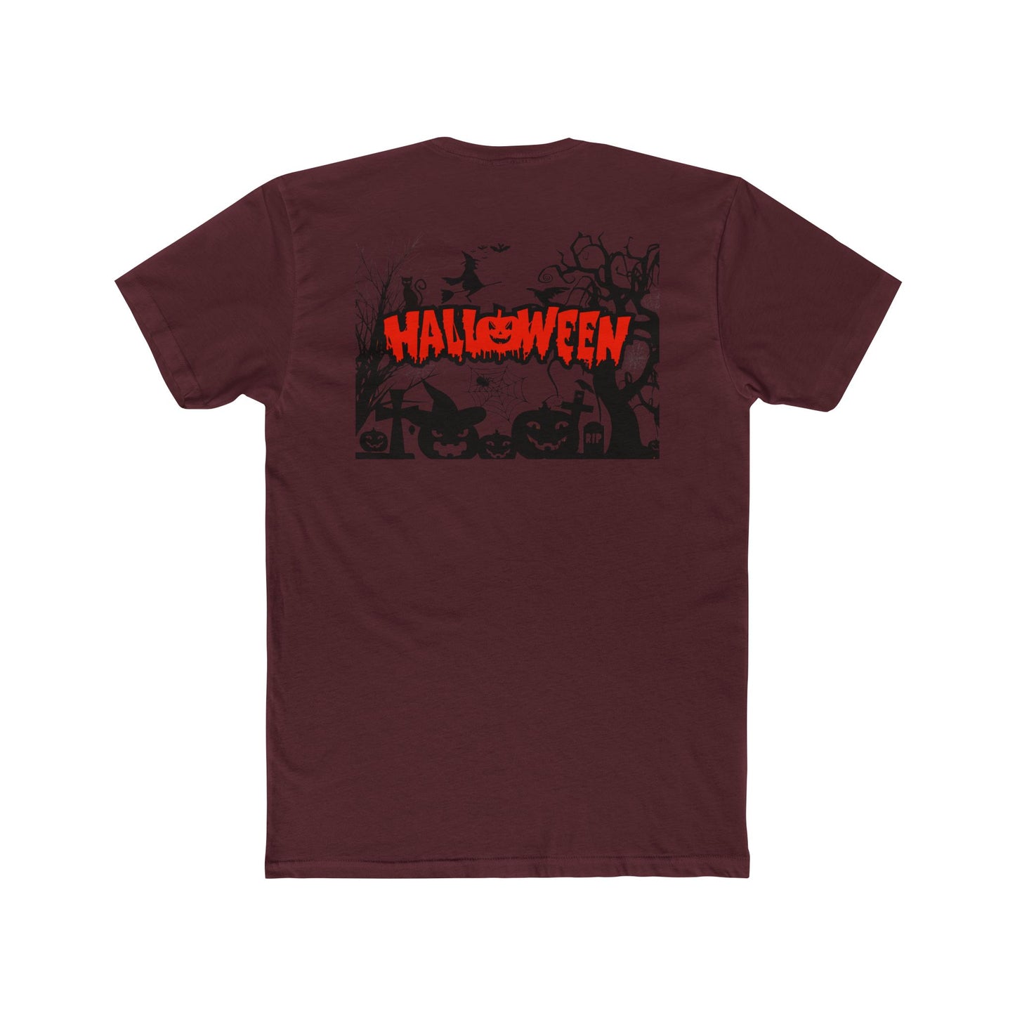 Halloween Graphic Tee, Unisex Cotton T-Shirt, Spooky Season Shirt, Halloween Outfit, Fall Fashion