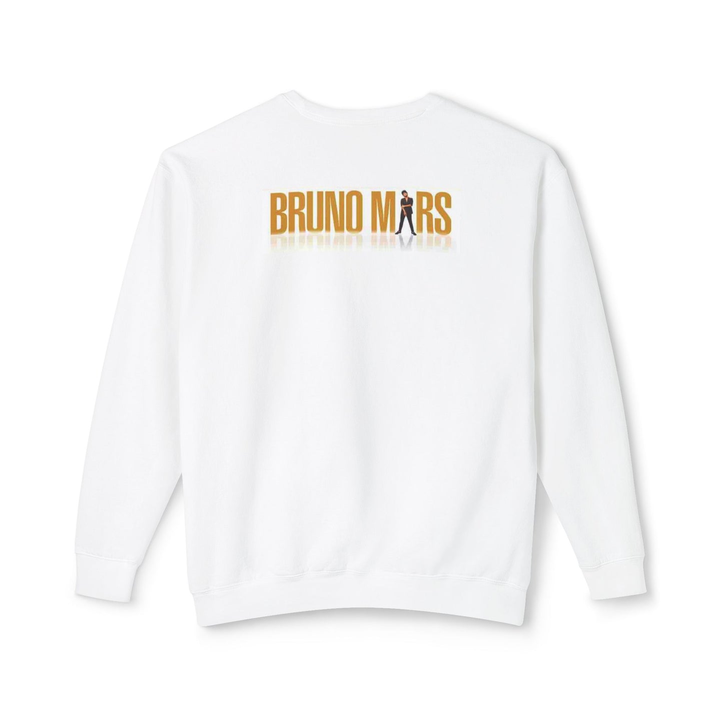 Bruno Mars Inspired Unisex Lightweight Crewneck Sweatshirt - Music Lover Gift, Casual Wear, Concert Outfit, Fan Merchandise, Trendy Apparel