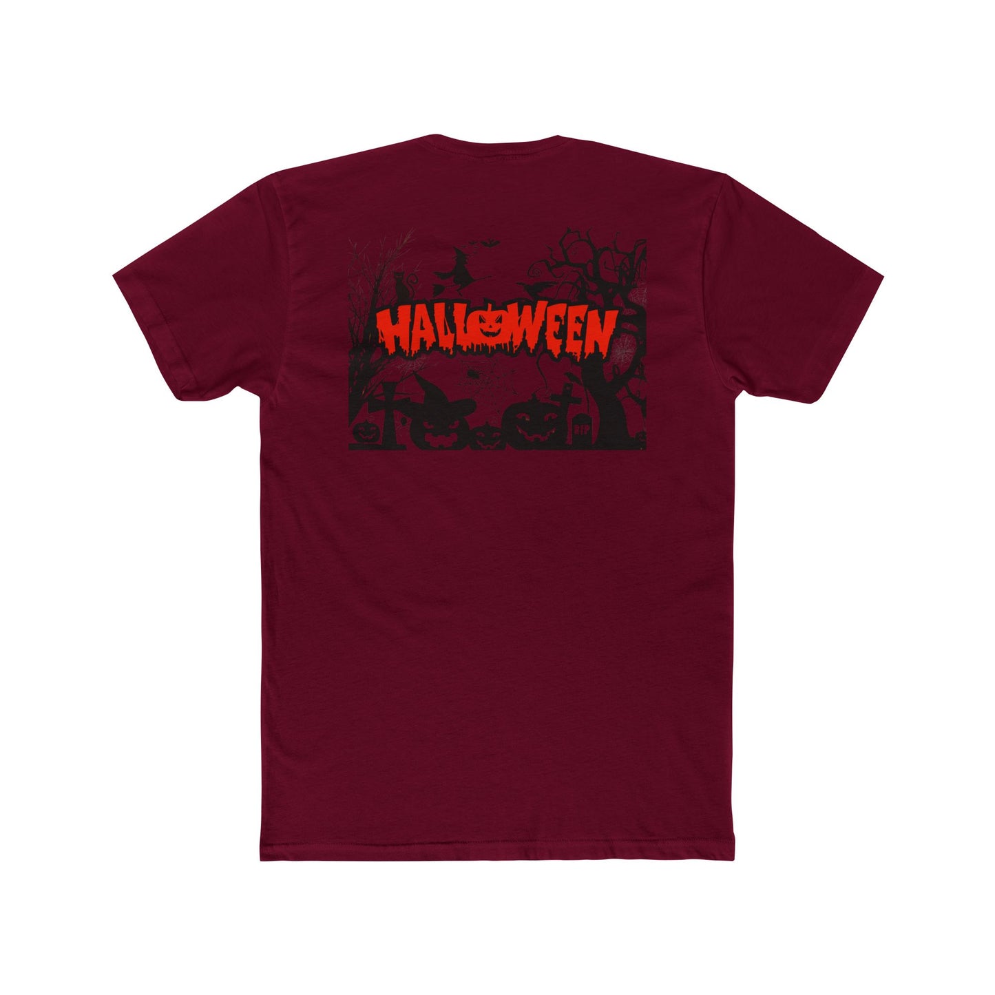 Halloween Graphic Tee, Unisex Cotton T-Shirt, Spooky Season Shirt, Halloween Outfit, Fall Fashion