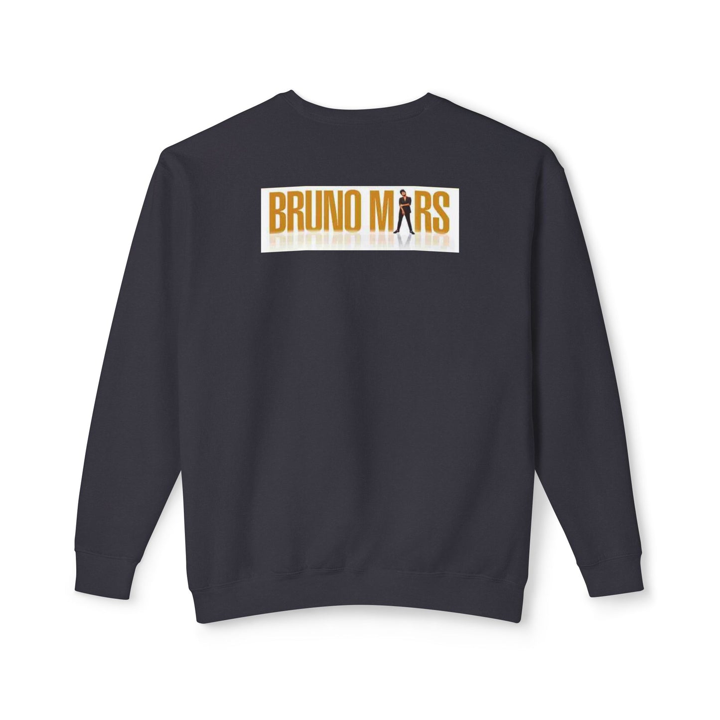 Bruno Mars Inspired Unisex Lightweight Crewneck Sweatshirt - Music Lover Gift, Casual Wear, Concert Outfit, Fan Merchandise, Trendy Apparel