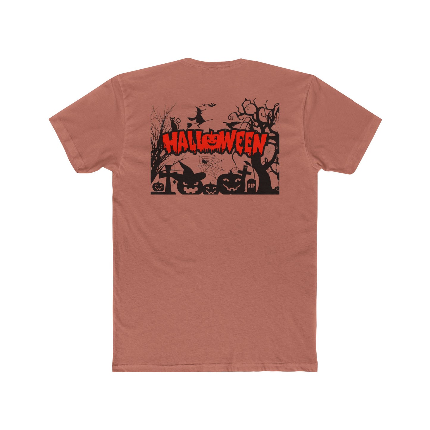 Halloween Graphic Tee, Unisex Cotton T-Shirt, Spooky Season Shirt, Halloween Outfit, Fall Fashion