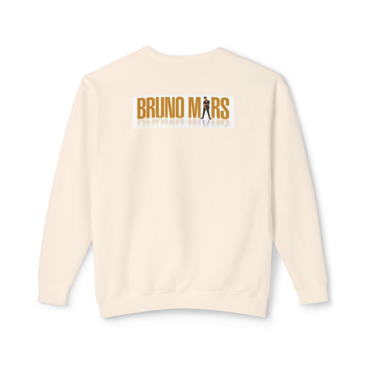 Bruno Mars Inspired Unisex Lightweight Crewneck Sweatshirt - Music Lover Gift, Casual Wear, Concert Outfit, Fan Merchandise, Trendy Apparel
