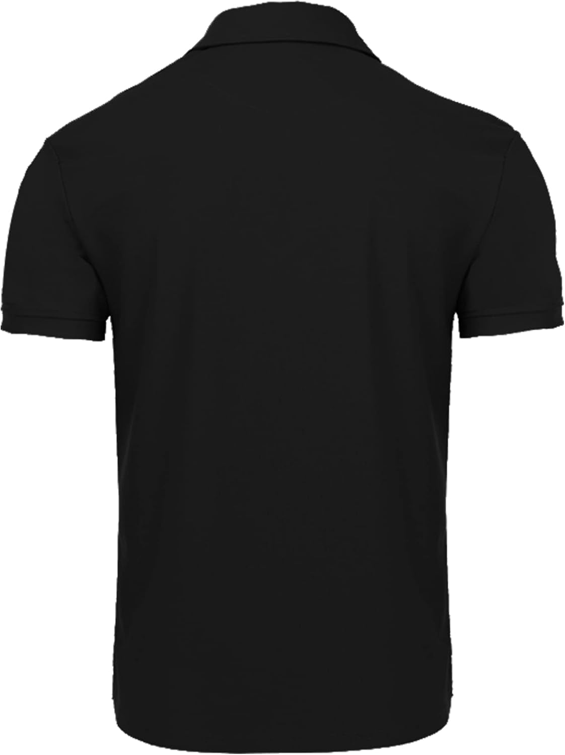 Black Polo Shirts for Men Golf Shirts Short Sleeve Collared Casual Stylish Shirts 3XL