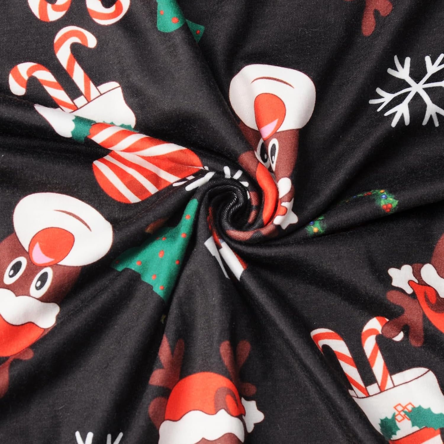Christmas Pajamas for Family Matching Family Pajamas Sets Xmas Elk Reindeer Print Family Xmas Sleepwear Set