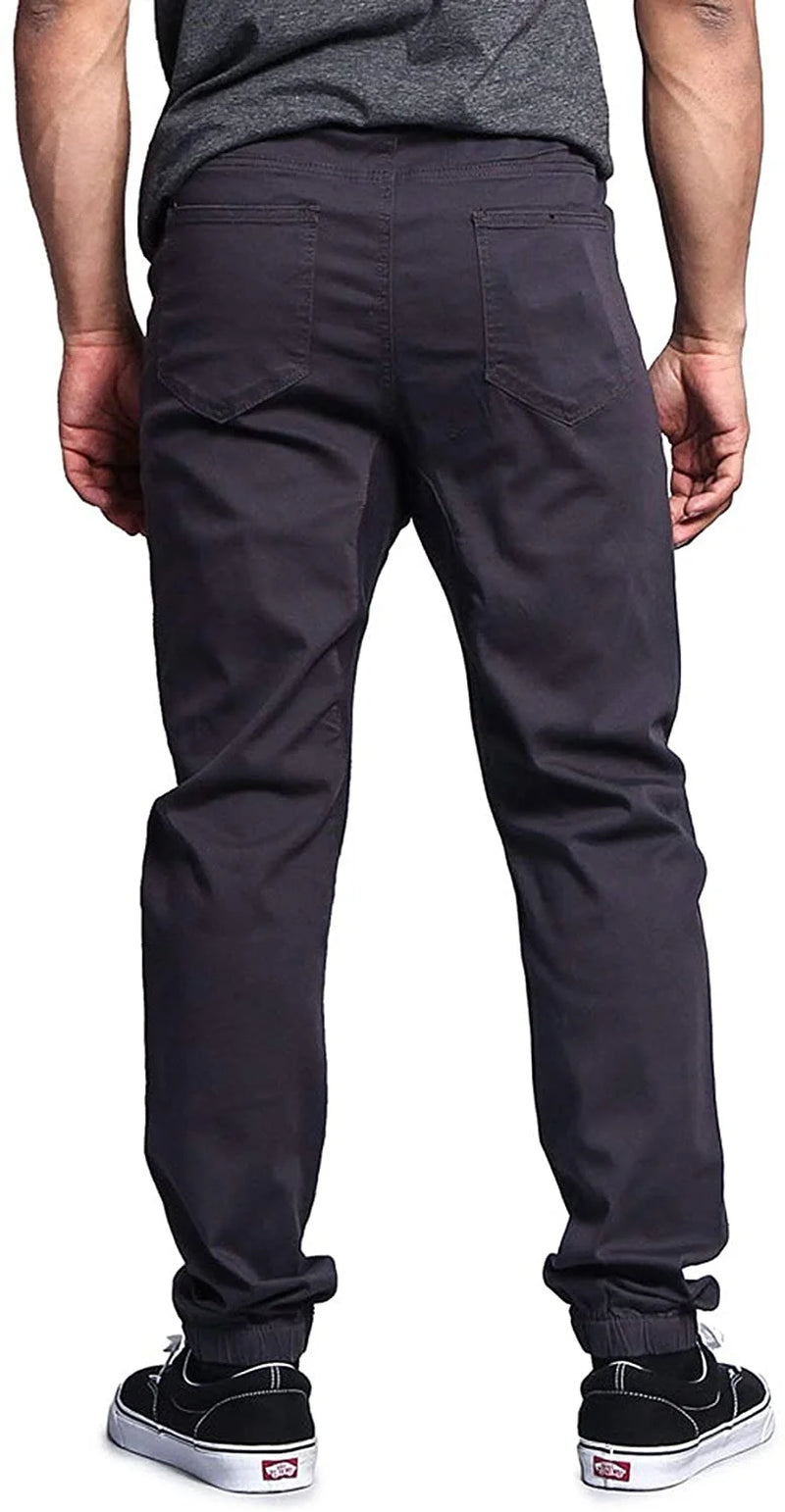 Men'S Drop Crotch Stretch Jogger Twill Pants, up to 5X