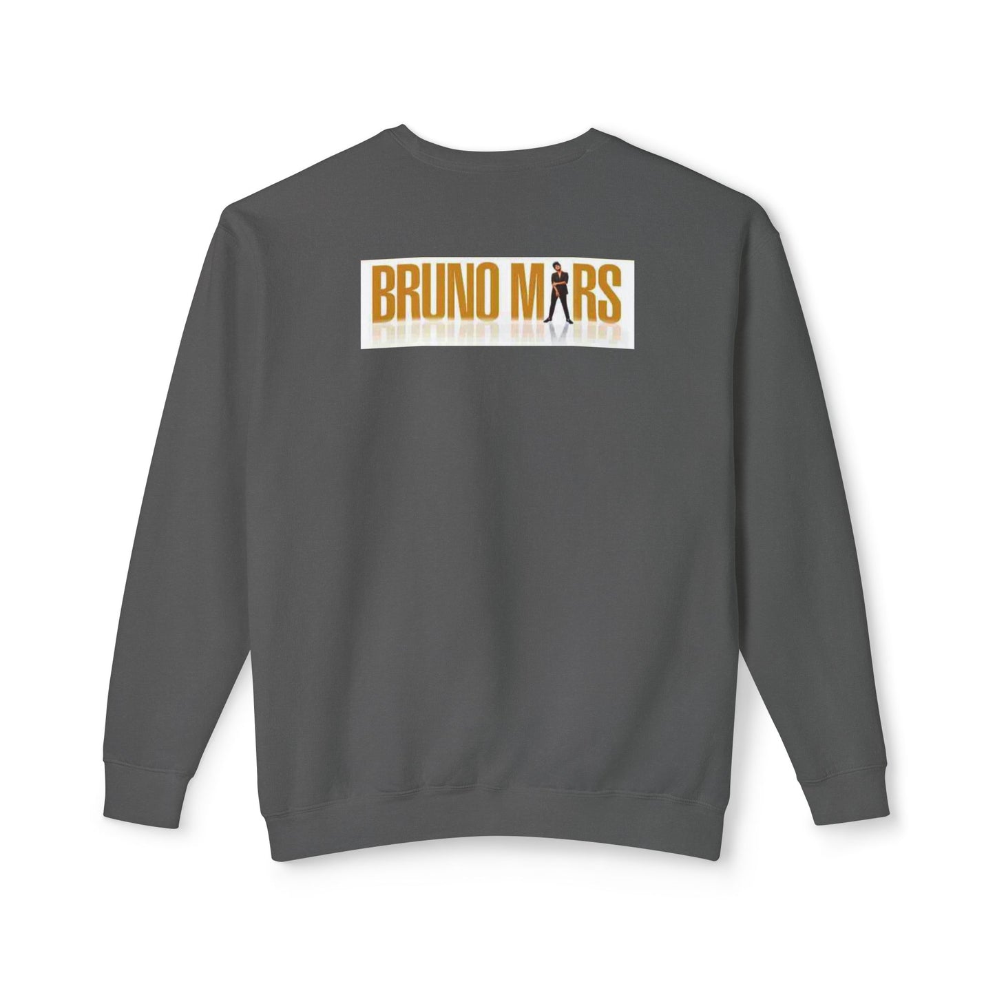 Bruno Mars Inspired Unisex Lightweight Crewneck Sweatshirt - Music Lover Gift, Casual Wear, Concert Outfit, Fan Merchandise, Trendy Apparel