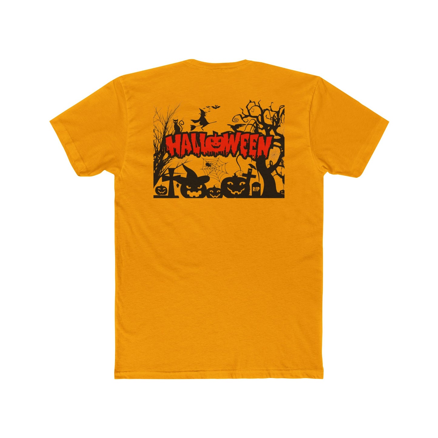 Halloween Graphic Tee, Unisex Cotton T-Shirt, Spooky Season Shirt, Halloween Outfit, Fall Fashion