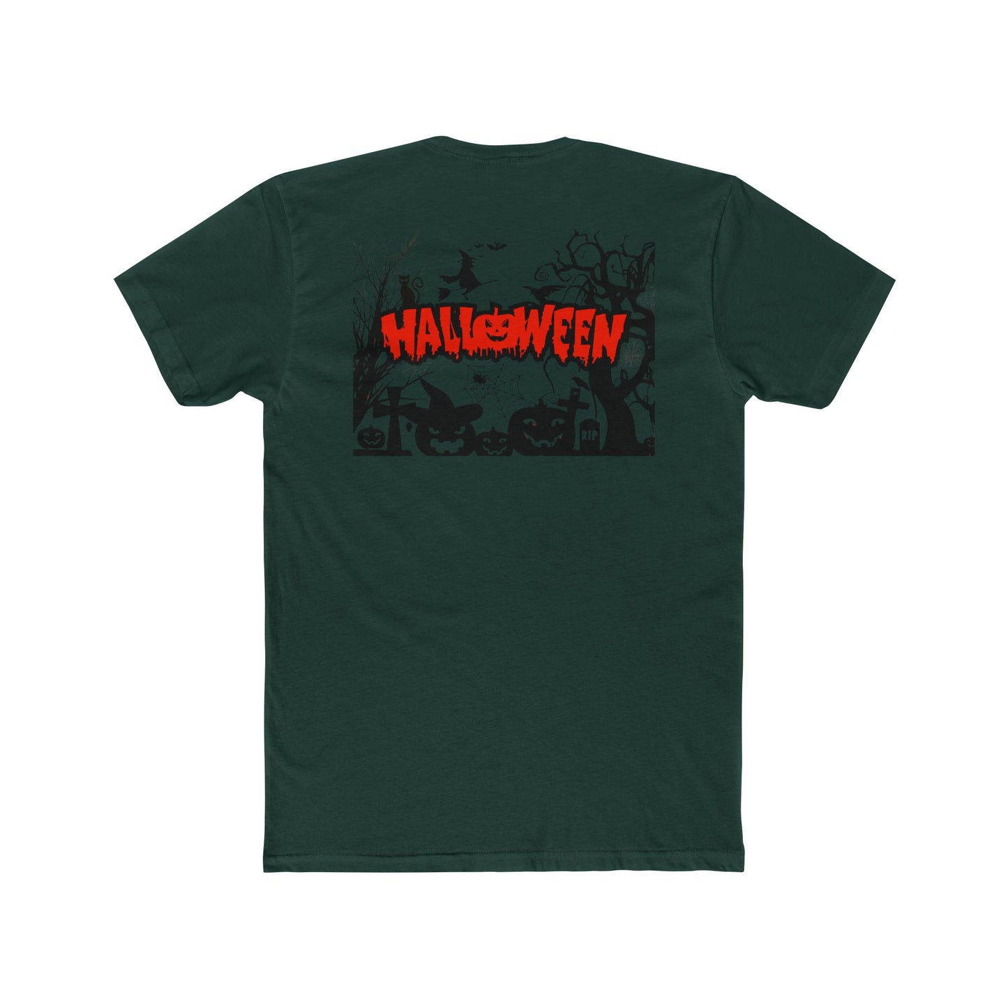 Halloween Graphic Tee, Unisex Cotton T-Shirt, Spooky Season Shirt, Halloween Outfit, Fall Fashion