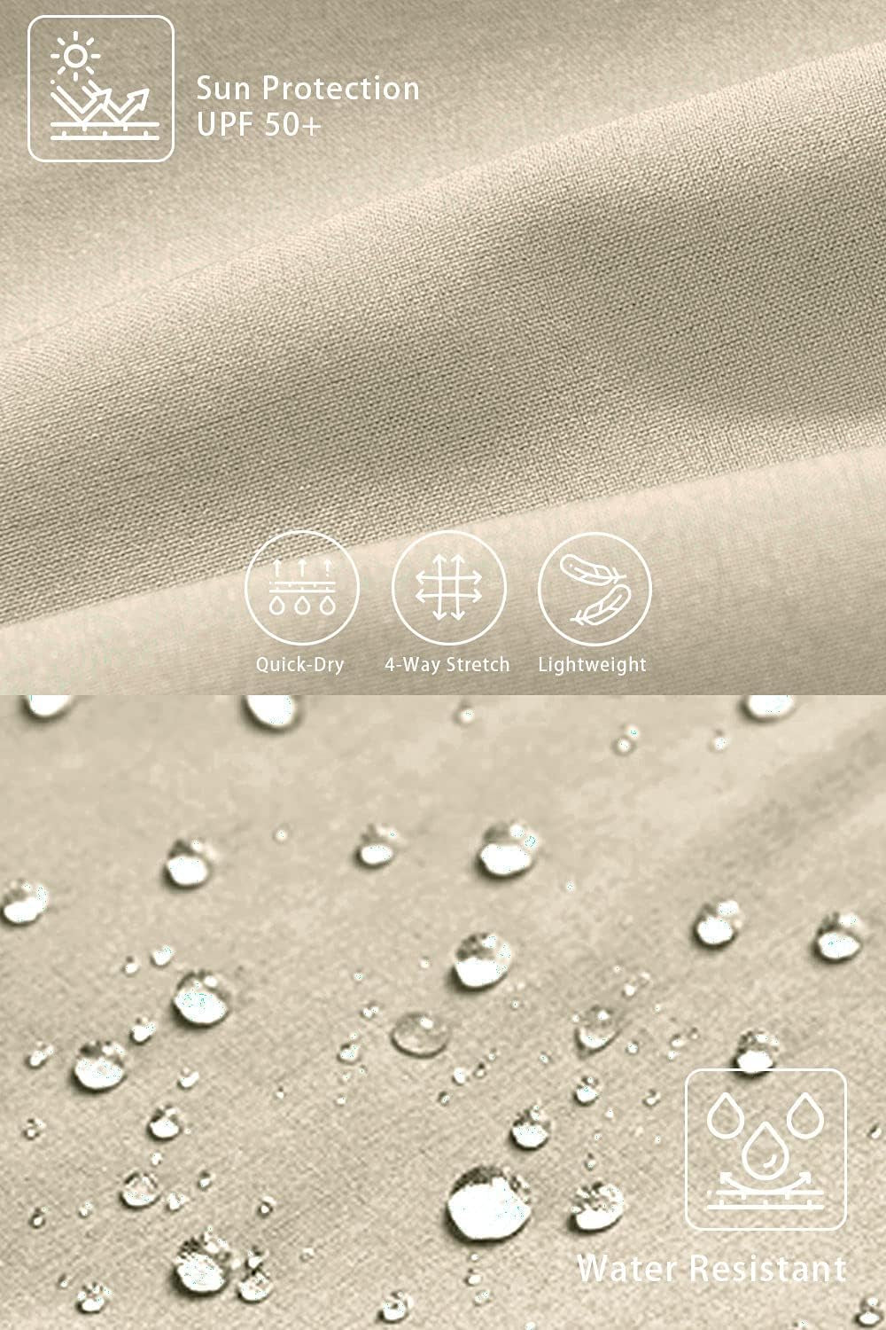 Womens Golf Workout Outdoor Lightweight Quick Dry Cargo Hiking Golf Capri Pants