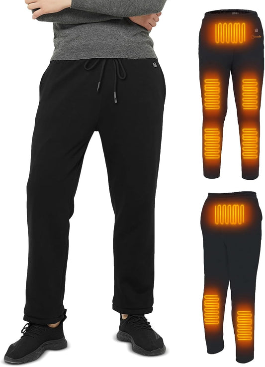 Heated Pants,Usb 5V Heating Pants for Men Women Outdoor Winter Heating Trouser,8 Heating Zone,Battery Not Included