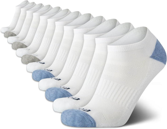 Men'S Low Cut Socks - 12 Pack Athletic No Show Socks for Men (6-12.5)