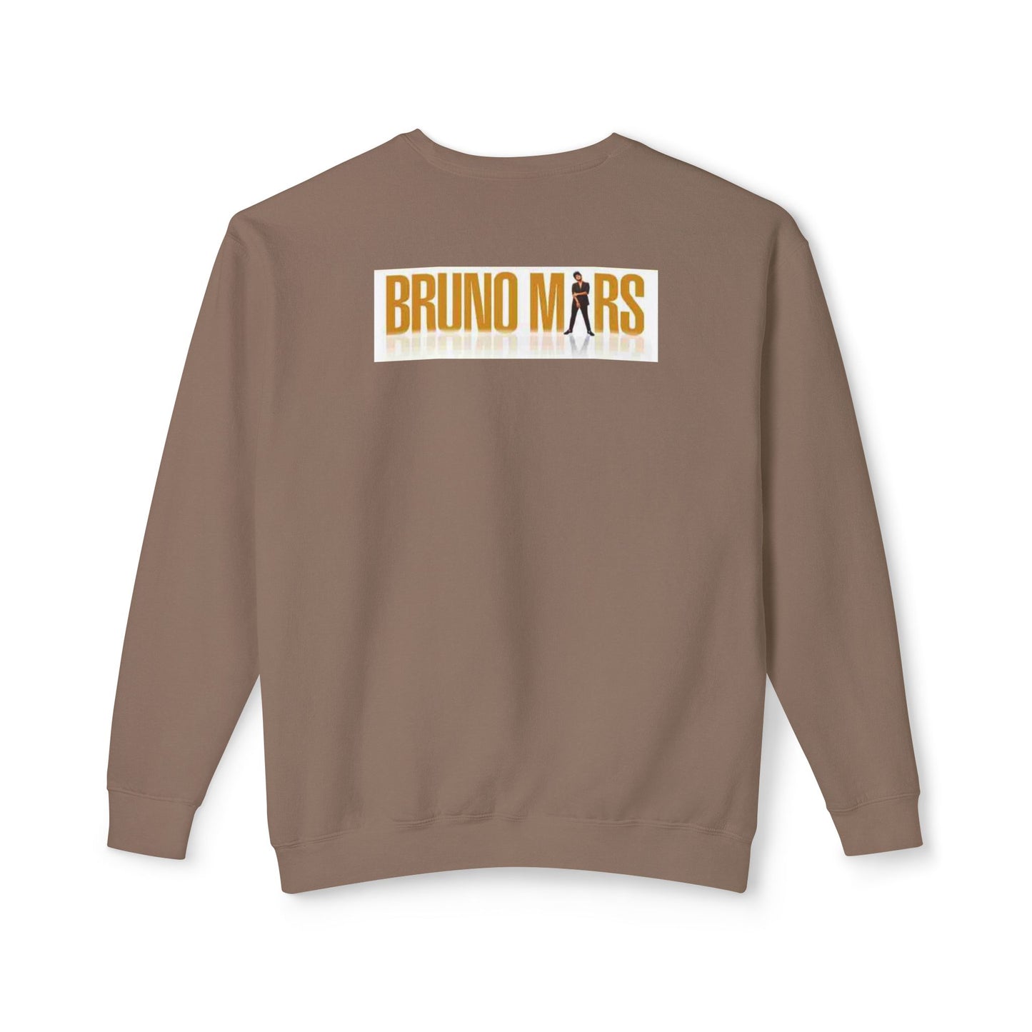 Bruno Mars Inspired Unisex Lightweight Crewneck Sweatshirt - Music Lover Gift, Casual Wear, Concert Outfit, Fan Merchandise, Trendy Apparel