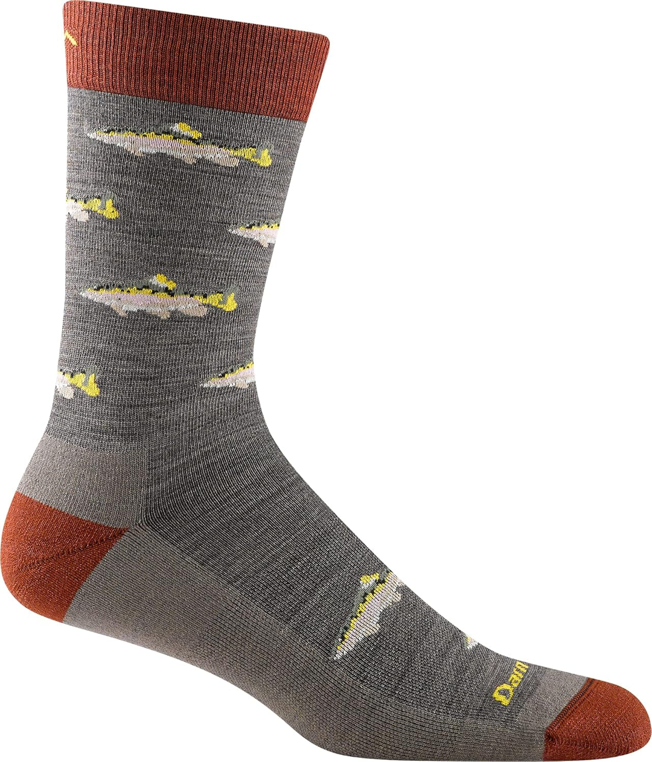 Men'S Spey Fly Crew Lightweight with Cushion Lifestyle Sock (Style 6085) -