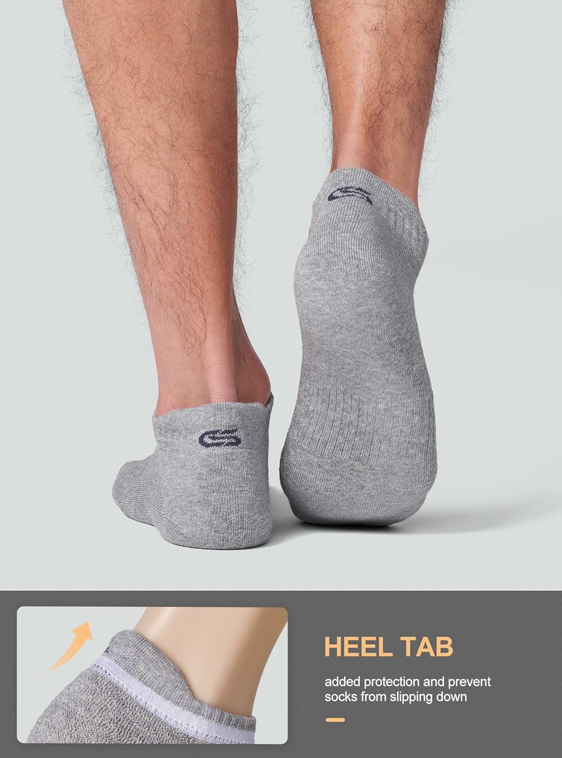 6 Pairs Ankle Athletic Running Socks Low Cut Sports Tab Socks for Men and Women