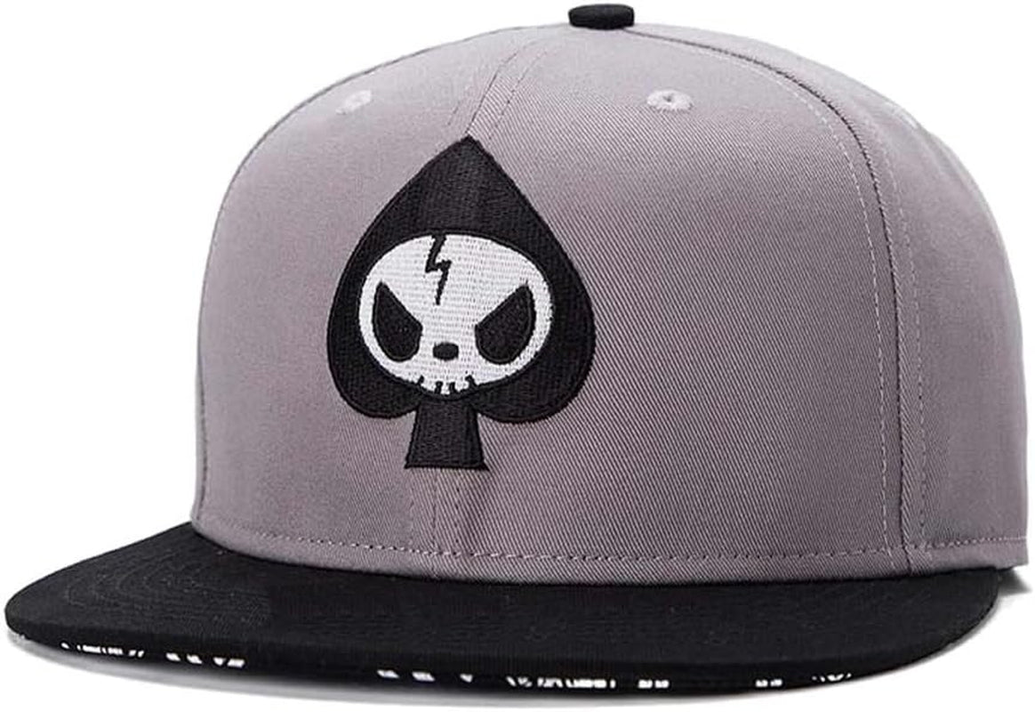 Adjustable Snapback Hat for Men Women,Unisex Hip Hop Baseball Cap Flat Bill Brim Dad Hats