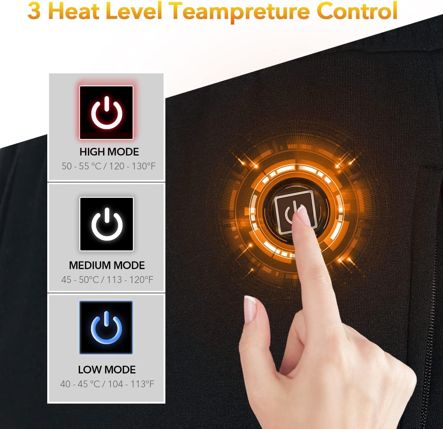 Heated Pants,Usb 5V Heating Pants for Men Women Outdoor Winter Heating Trouser,8 Heating Zone,Battery Not Included