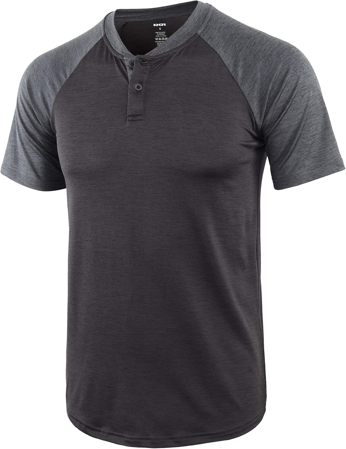 Men'S Performance Lightweight Vintage Quick Dry Athletic Active Outdoor Hiking Henley T-Shirts