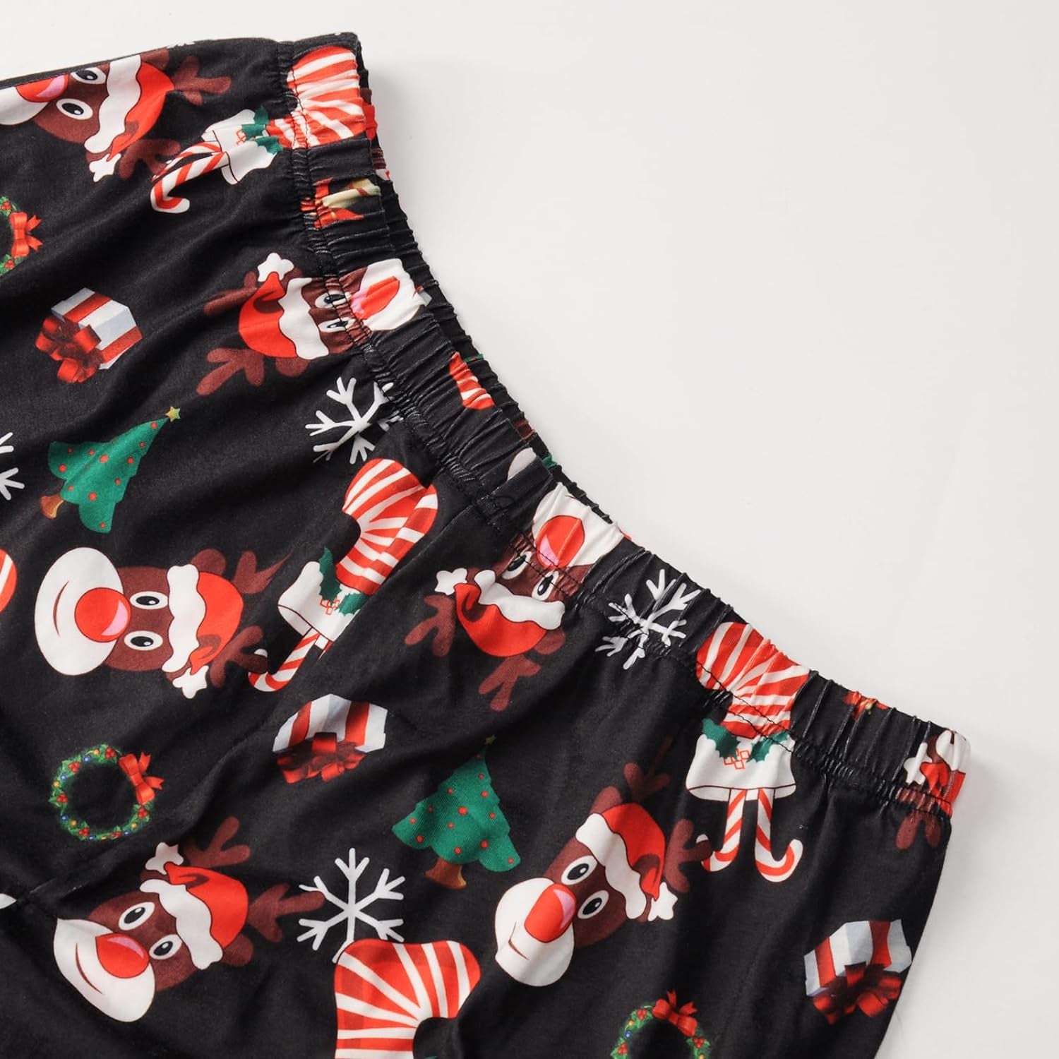 Christmas Pajamas for Family Matching Family Pajamas Sets Xmas Elk Reindeer Print Family Xmas Sleepwear Set