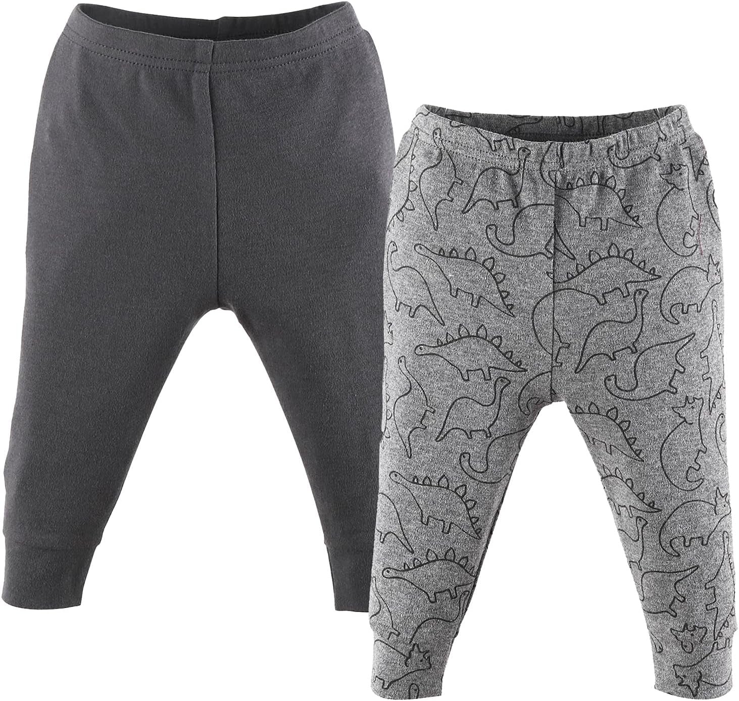 5 Pack Baby Boy or Girl Pants Set - 100% Cotton Toddler Pants, 0-24 Months for Toddlers & Babies - Dinosaur