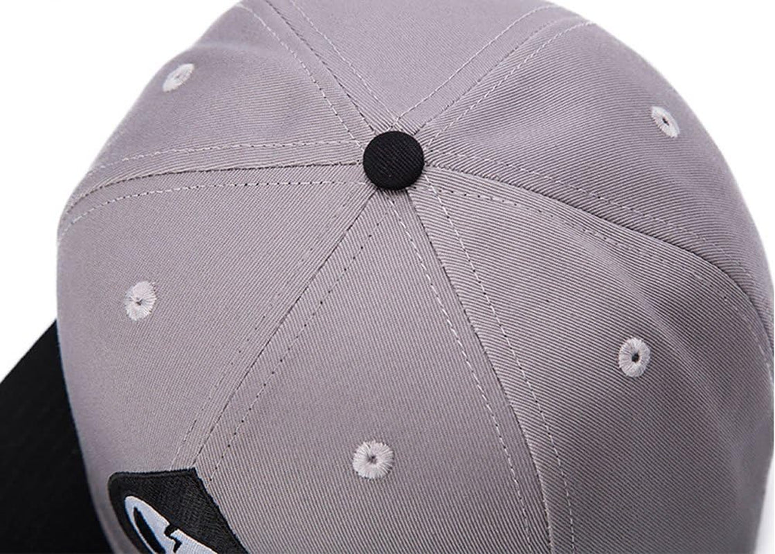 Adjustable Snapback Hat for Men Women,Unisex Hip Hop Baseball Cap Flat Bill Brim Dad Hats