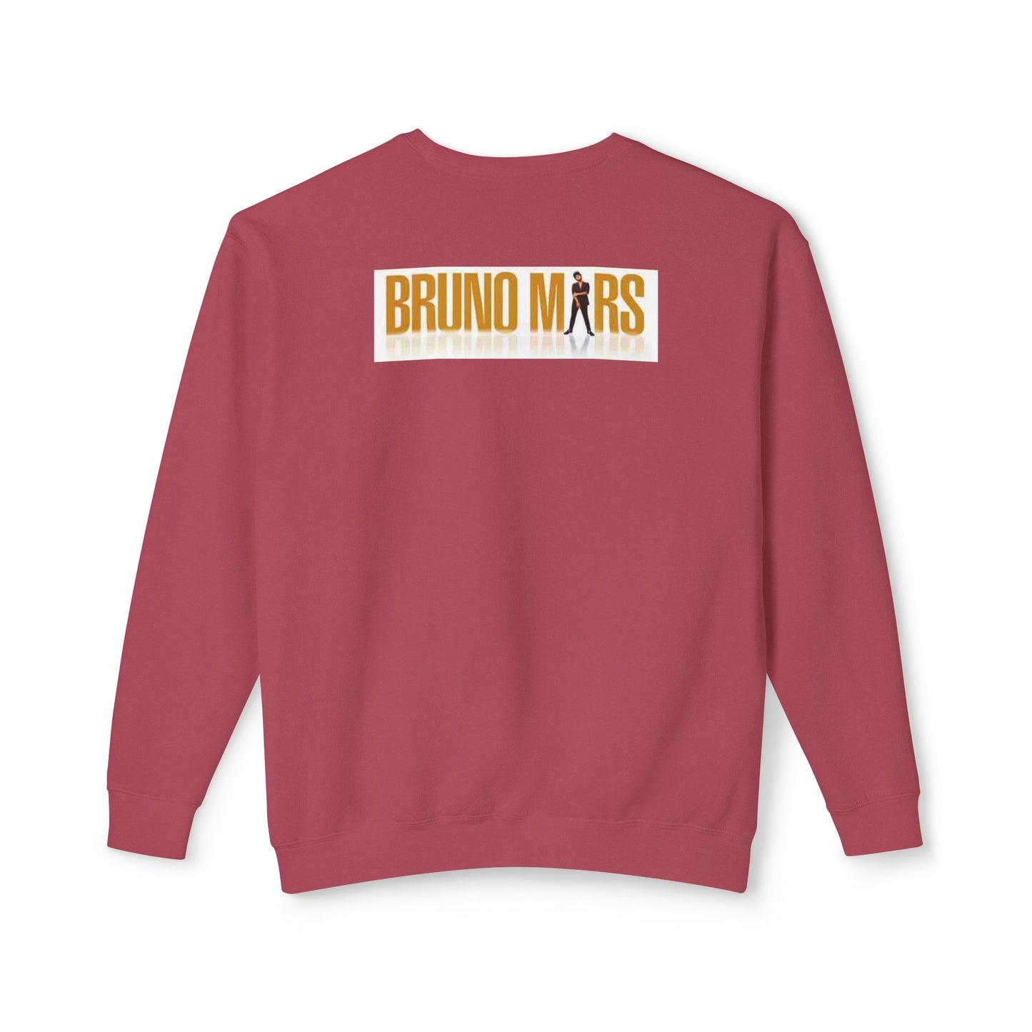 Bruno Mars Inspired Unisex Lightweight Crewneck Sweatshirt - Music Lover Gift, Casual Wear, Concert Outfit, Fan Merchandise, Trendy Apparel