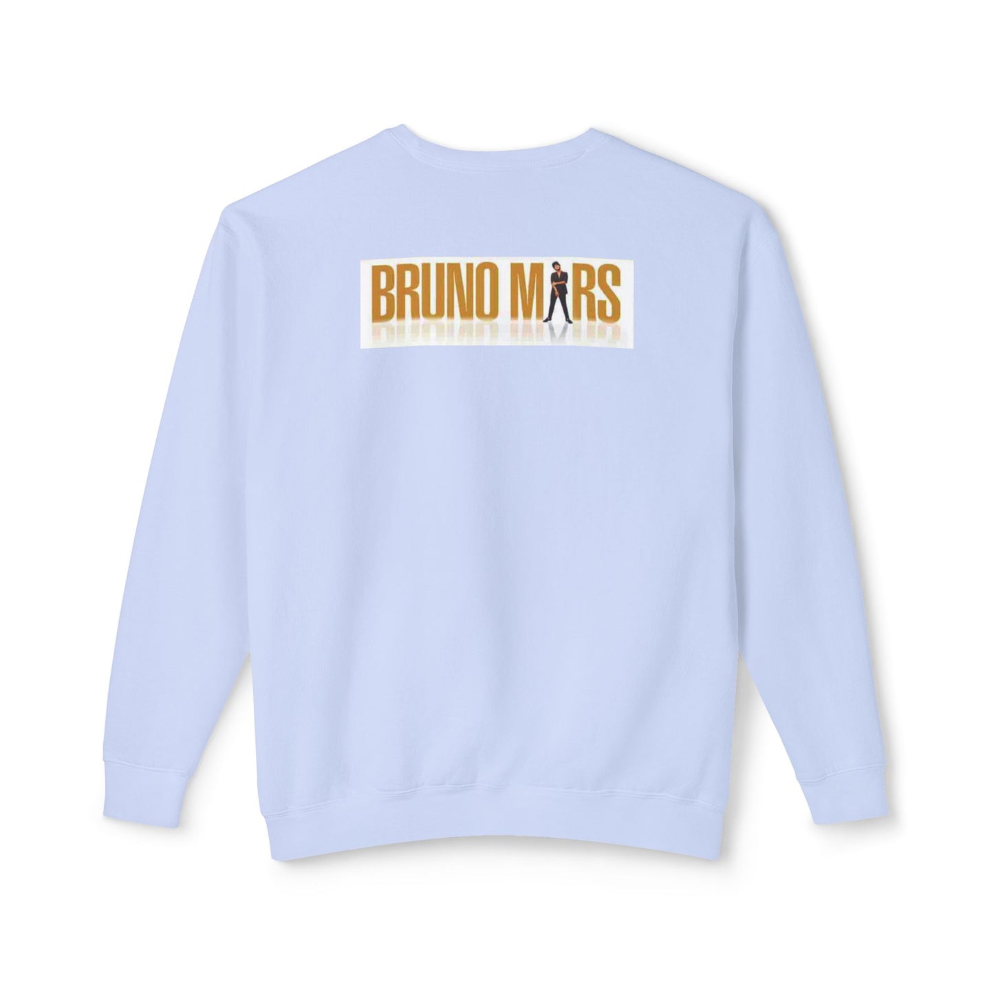 Bruno Mars Inspired Unisex Lightweight Crewneck Sweatshirt - Music Lover Gift, Casual Wear, Concert Outfit, Fan Merchandise, Trendy Apparel