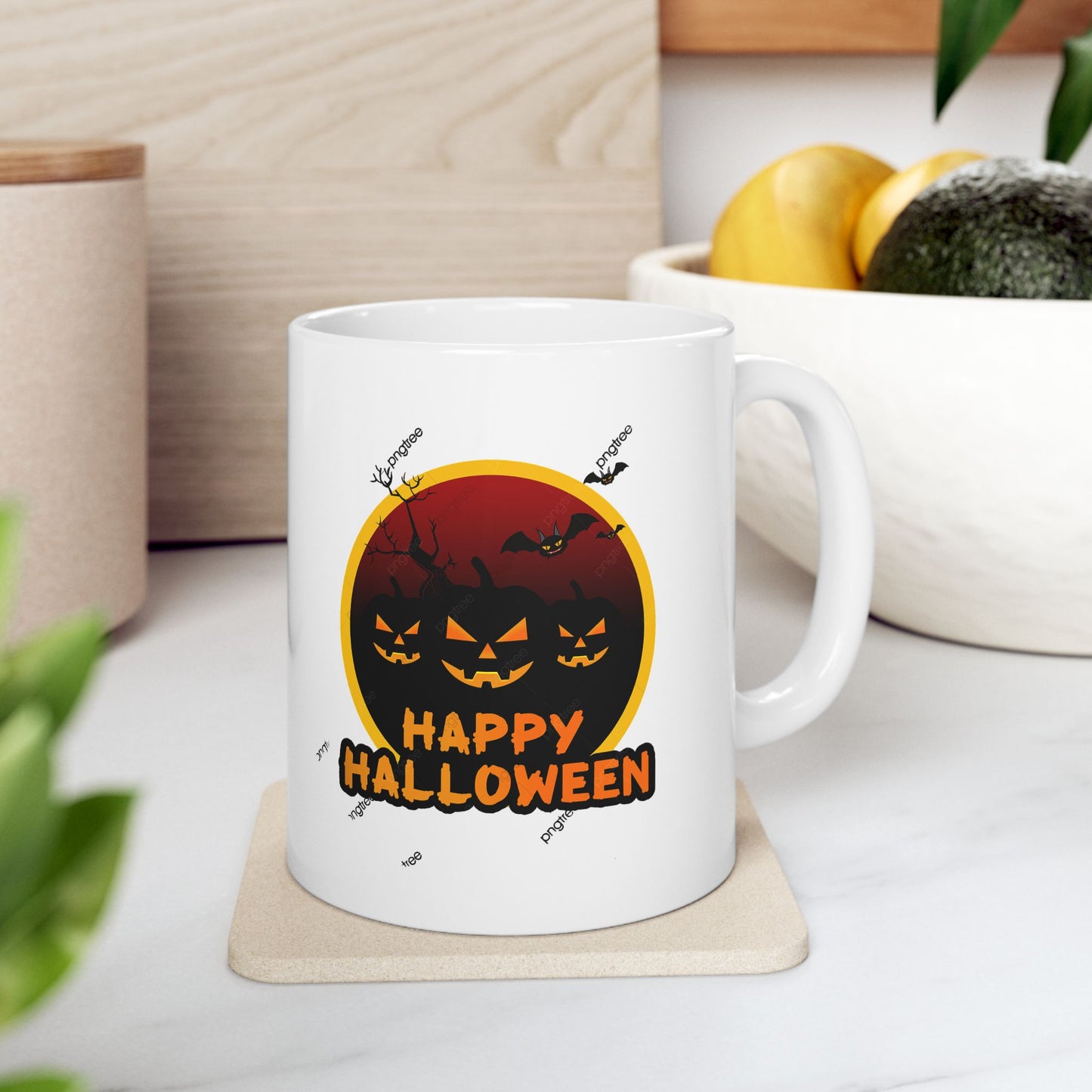 Spooky Halloween Ceramic Mug - Perfect for Coffee Lovers, Halloween Gifts, Holiday Decor, Pumpkin Spice, Witchy Vibes