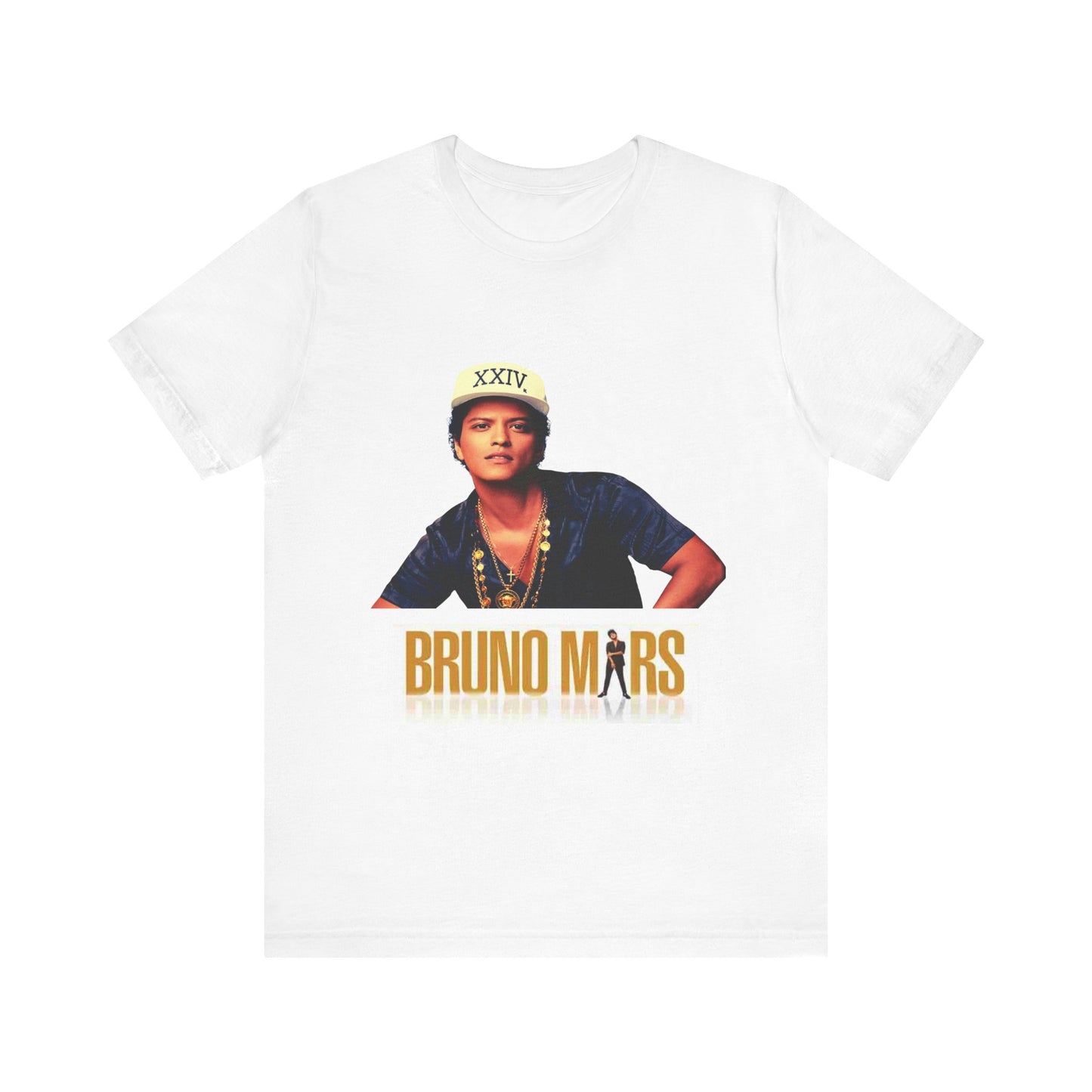 Bruno Mars Unisex Jersey Tee, Music Lover Gift, Concert Apparel, Casual Wear, Fan Merch, Birthday Present