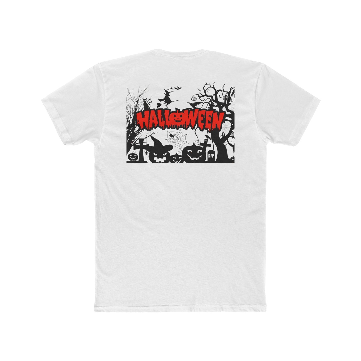 Halloween Graphic Tee, Unisex Cotton T-Shirt, Spooky Season Shirt, Halloween Outfit, Fall Fashion