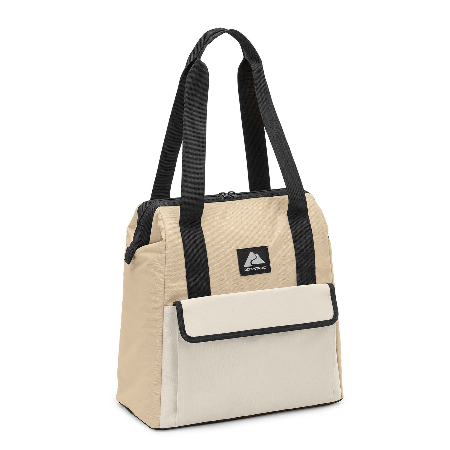 (8 Pack)  24 Can Wide Mouth Soft Cooler Tote, Tan, 16.9 Quart Volume Capacity