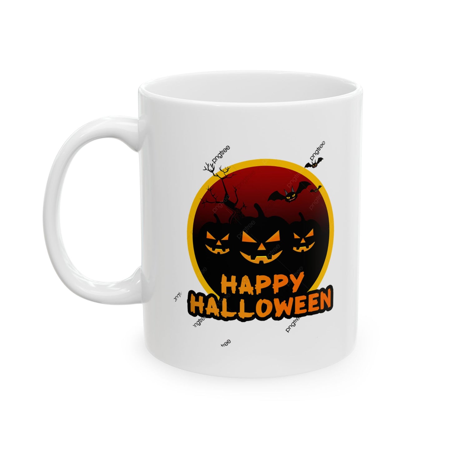 Spooky Halloween Ceramic Mug - Perfect for Coffee Lovers, Halloween Gifts, Holiday Decor, Pumpkin Spice, Witchy Vibes