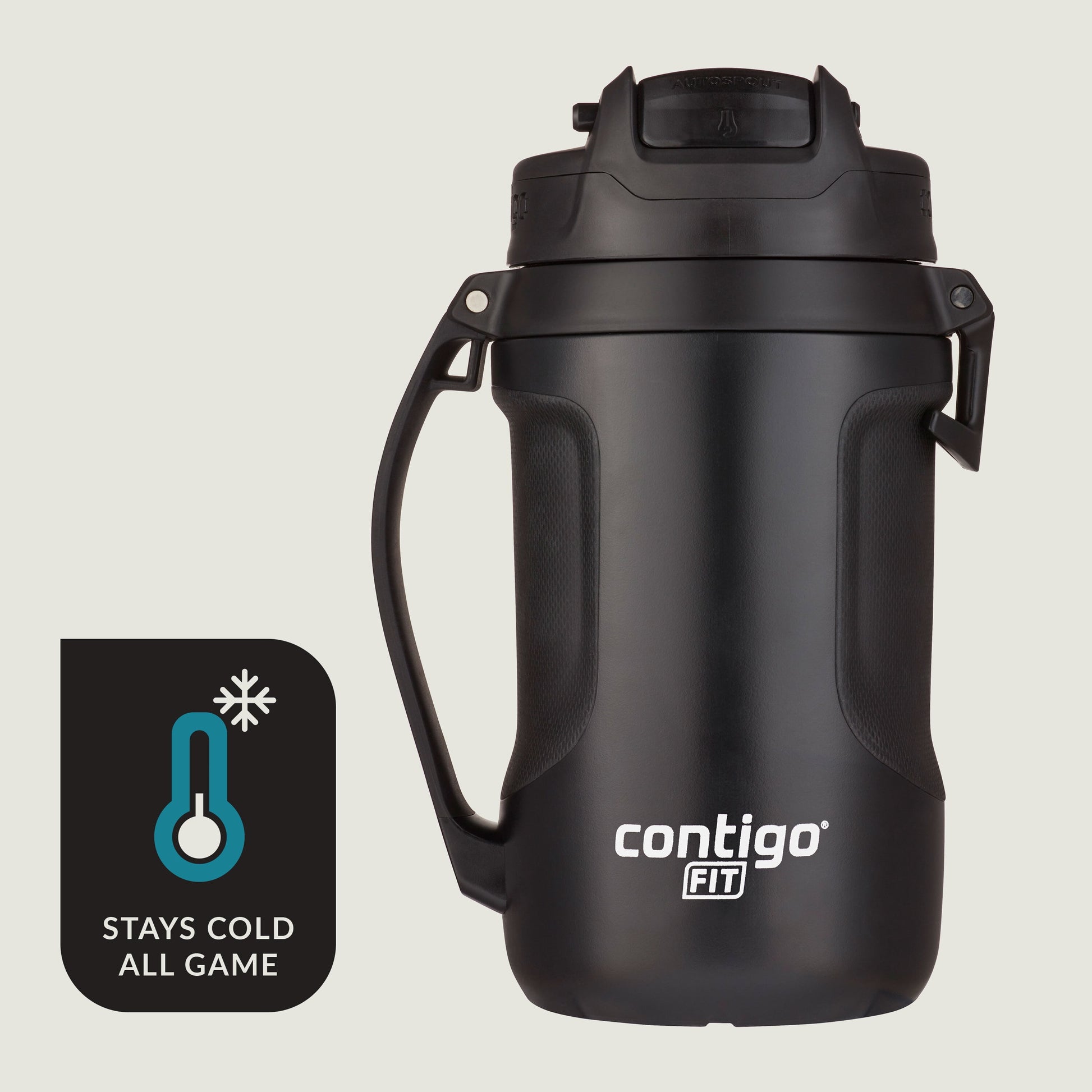 Fit Water Jug with AUTOSPOUT Lid, 64 Fluid Ounces