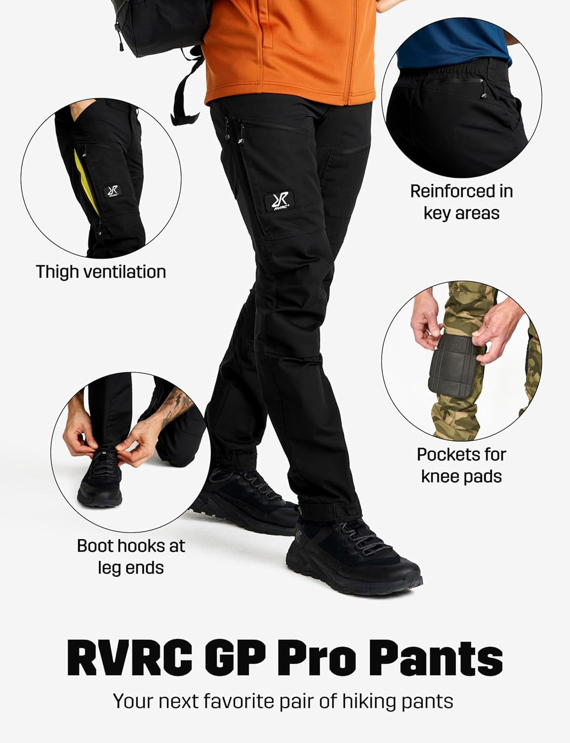 Men’S GP Pro Pants, Durable and Ventilated Pants for All Outdoor Activities