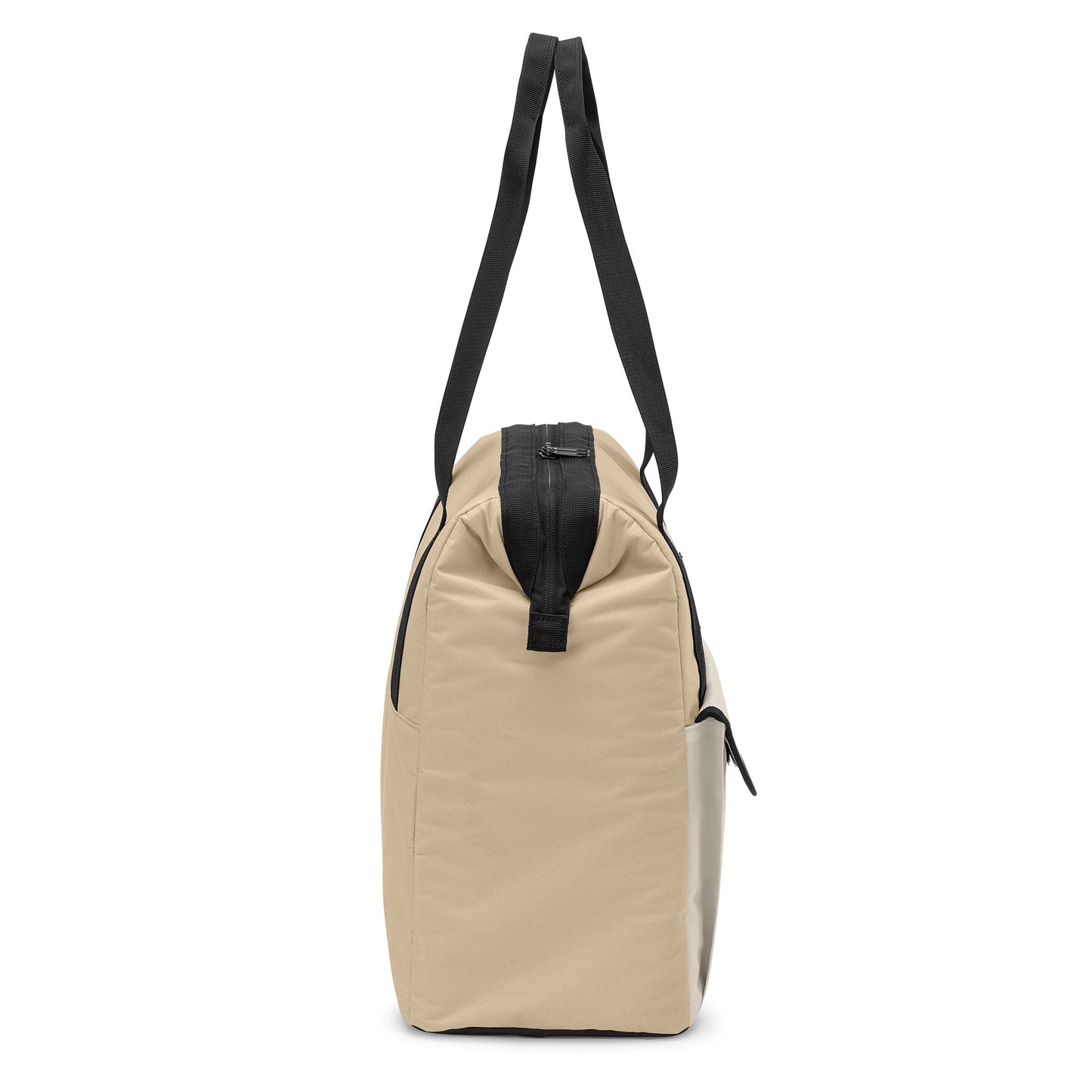 (8 Pack)  24 Can Wide Mouth Soft Cooler Tote, Tan, 16.9 Quart Volume Capacity